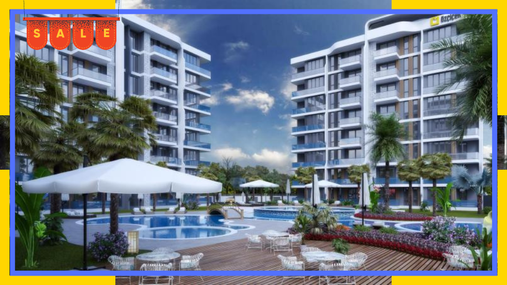 Apartments for sale in comfortable installments for up to 3 years in Antalya within the Viamar Tulip complex