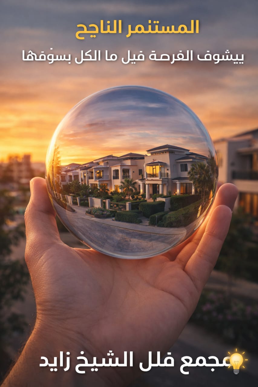 استثمارك في مجمع فلل الشيخ زايد.. قرار يصنع مستقبلك المالي