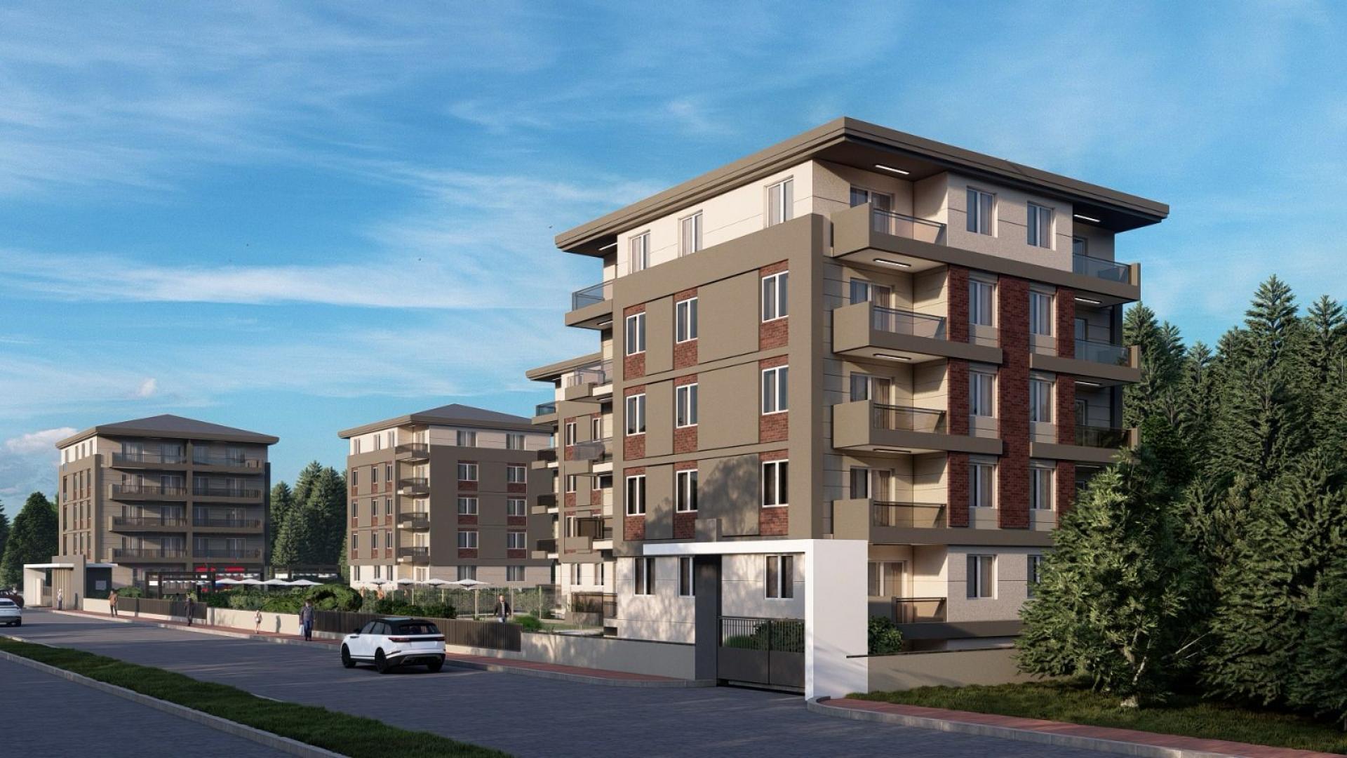 Apartments for Sale with installments in “Bucak Residence” Compound in Bucak, Antalya